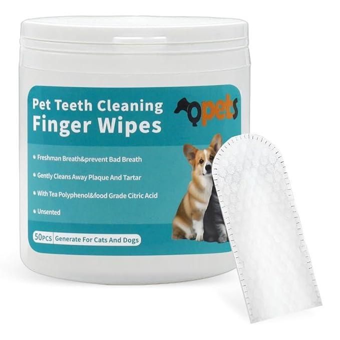 Pet Dental Finger Wipes