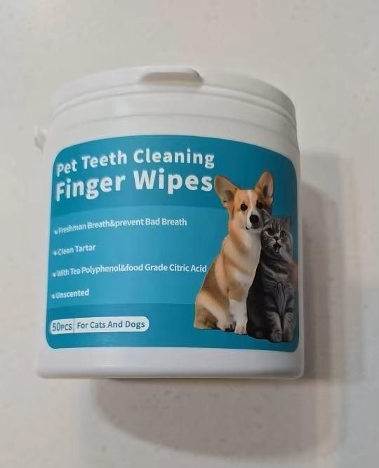 Pet Dental Finger Wipes