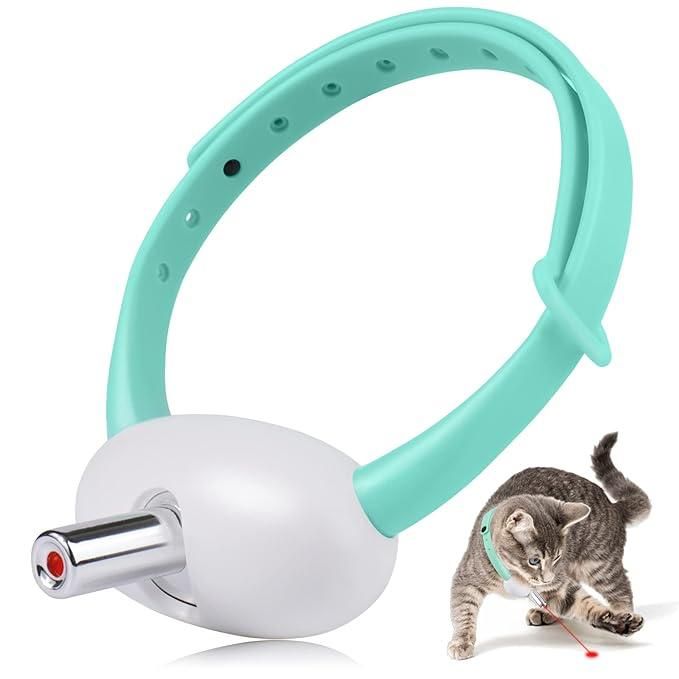 Interactive Laser Cat Toy Collar